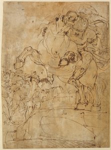 Dzikie ptactwo na bagnach, szczegół z malowidła ściennego w grobowcu Chnumhotepa III, Egipcjanina, od okresu od starożytnego do średniego, ok. 1900 pne (malowany wapień) (patrz także 86498) autorstwa Unknown